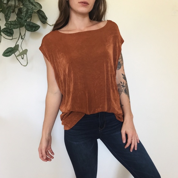 Tops - Burnt Orange muscle tank